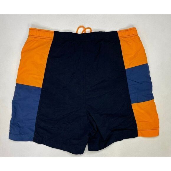 Nautica NS83 Swim Board Shorts Trunks Men Medium Blue Colorblock Nylon - Picture 3 of 6